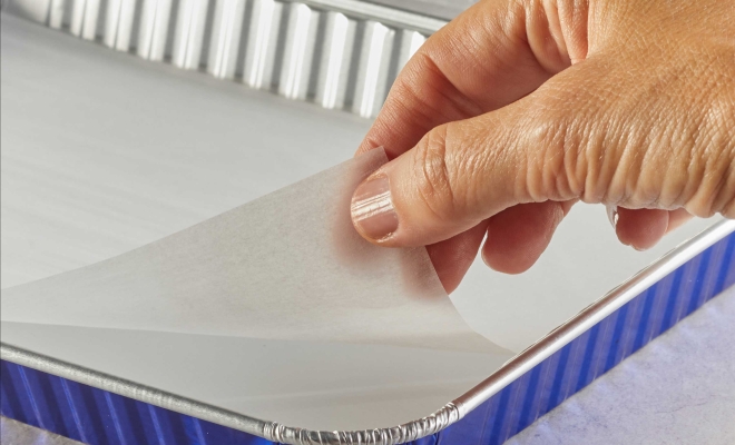 Parchment lined baking sheet online